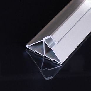 玻璃层板托 铝合金材质 卡10mm玻璃 橱柜五金配件 厂家生产